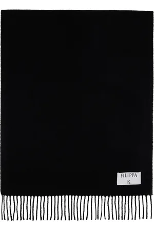 Filippa K Écharpe noire en cachemire mélangé