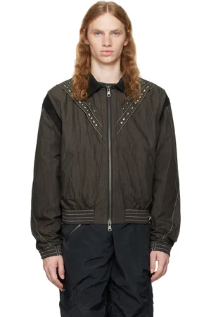 Andersson Bell Blouson Dua gris à clous en métal