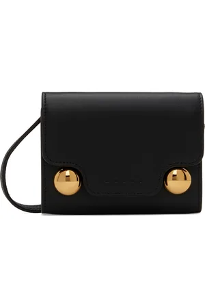 Marni Portefeuille noir à pochette à monnaie