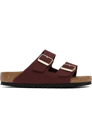 Birkenstock Sandales Arizona bourgogne