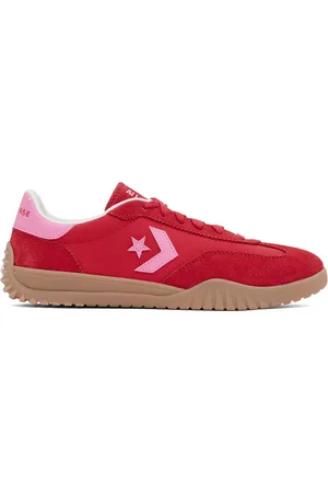 Converse Baskets basses Run Star Trainer rouge et rose