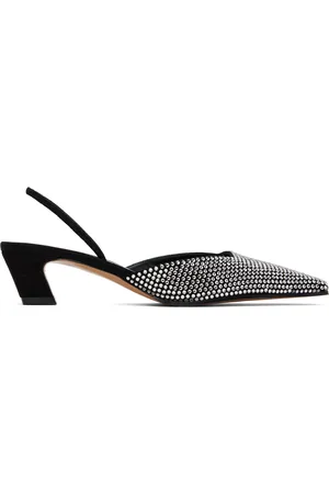 Khaite Chaussures à petit talon Roosevelt noires
