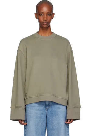 The Frankie Shop Pull molletonné Talia kaki