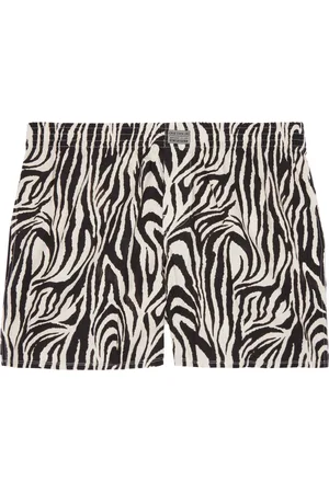 ERL Boxer blanc et noir à motif graphique
