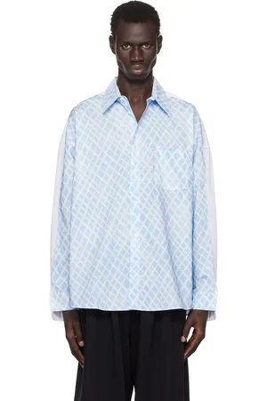 Marni Chemise bleu et blanc à carreaux