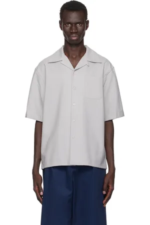 Marni Chemise grise en laine froide