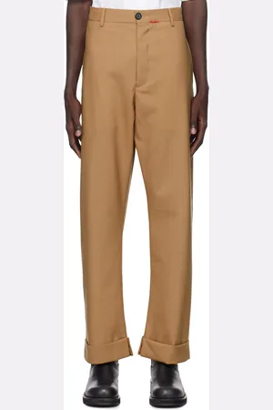 Marni Pantalon ample brun clair