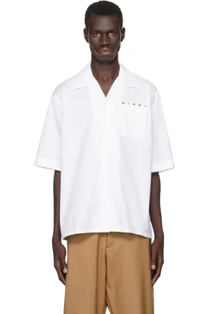 Marni Chemise de bowling blanche