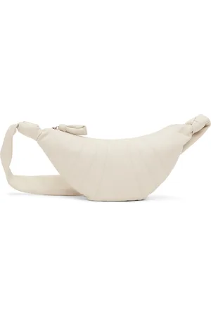 LEMAIRE Petit sac Croissant blanc