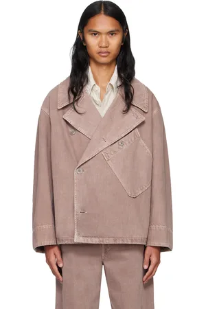 LEMAIRE Blouson Dispatch rose en denim