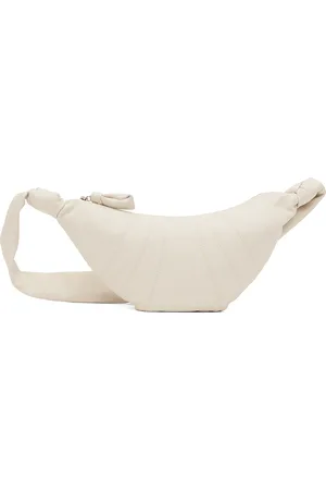 LEMAIRE Petit sac Croissant blanc