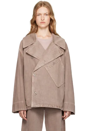 LEMAIRE Blouson Dispatch rose en denim