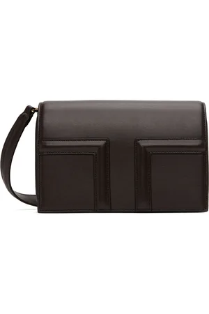 Totême Mini sac brun à ornements en T