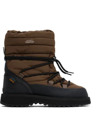 SUICOKE Bottes hautes BOWER-TRevab brunes à laçage
