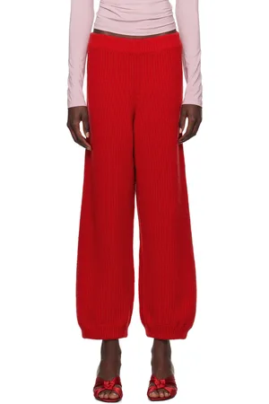 Baserange Pantalon de détente Mea rouge