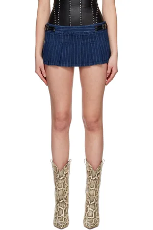 Miaou Minijupe Reno bleue en denim