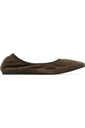 Filippa K Ballerines Rey brunes en suède