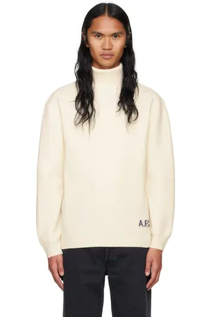 A.P.C. Col roulé Walter blanc cassé