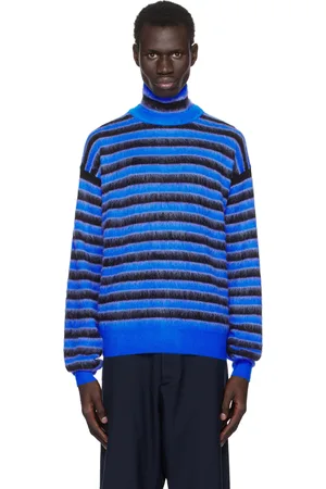 Marni Pull bleu à rayures