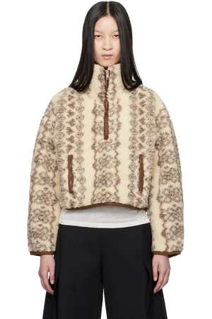 Isabel Marant Blouson Marie blanc cassé et brun
