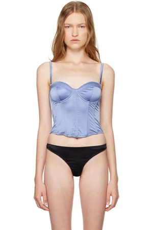 FLEUR DU MAL Corset Hamptons bleu