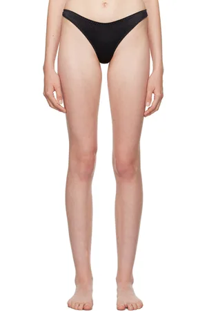 FLEUR DU MAL Tanga noir - Luxe