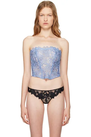 FLEUR DU MAL Corset bleu - Whitney
