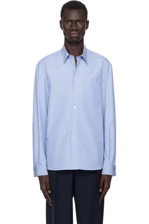 The Row Chemise Huguet bleue