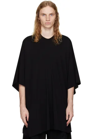 JULIUS T-shirt noir en coton et rayonne