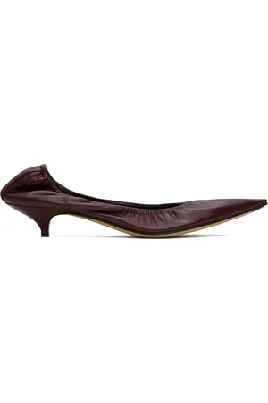 The Row Chaussures à petit talon Liisa bourgogne