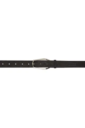 JULIUS Ceinture noire à boucle géométrique