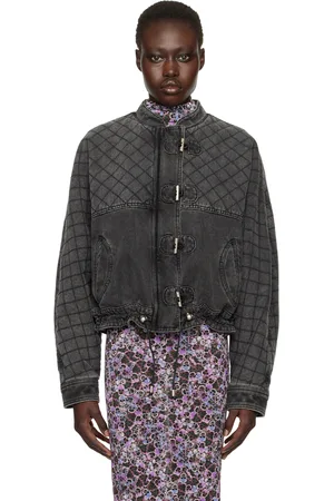 Isabel Marant Blouson Celiany gris en denim