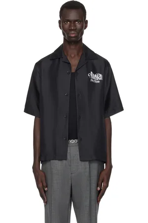 AMIRI Chemise de bowling Credits noire
