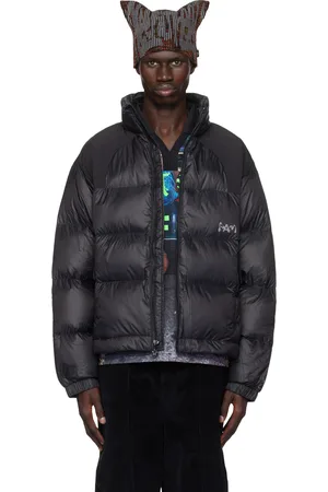 PAM PERKS AND MINI Blouson Stream noir rembourré en duvet