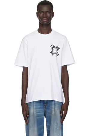 AMIRI T-shirt blanc à quadrigrammes