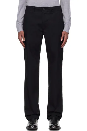 THEORY Pantalon cargo droit noir
