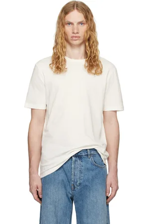 The Row T-shirt Luke blanc