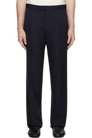 The Row Pantalon Rivo bleu marine