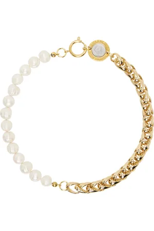 In Gold We Trust Collier doré en chaine à perles