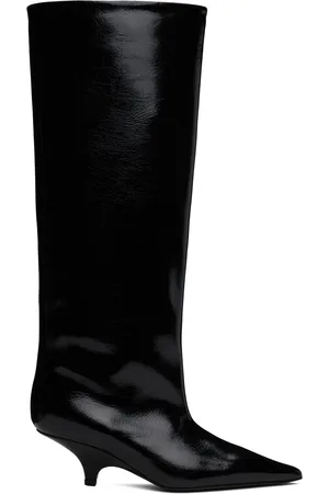 Totême Bottes à petit talon compensé noires