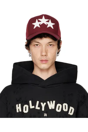 AMIRI Casquette de camionneur bourgogne à appliqués d