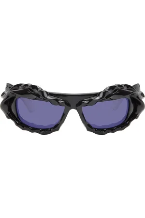 OTTOLINGER Lunettes de soleil bleu marine à monture torsadée