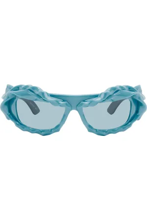 OTTOLINGER Lunettes de soleil bleues à monture torsadée