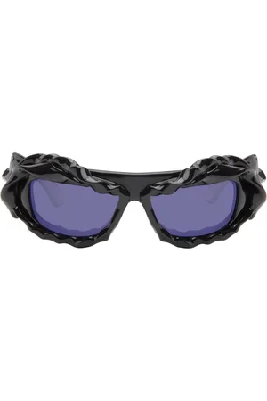 OTTOLINGER Lunettes de soleil bleu marine à monture torsadée