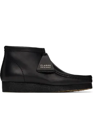 Clarks Bottes Wallabee noires
