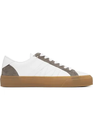 Moncler Baskets Monaco 2 blanc et brun
