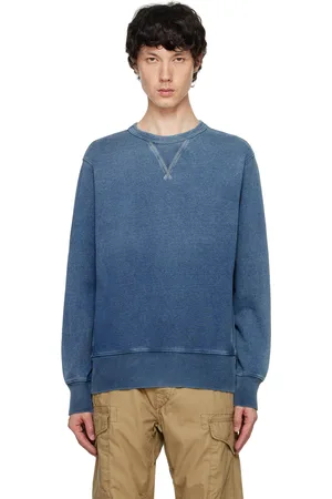 Ralph Lauren Pull molletonné indigo en jersey bouclette