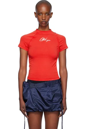 OTTOLINGER T-shirt déconstruit rouge
