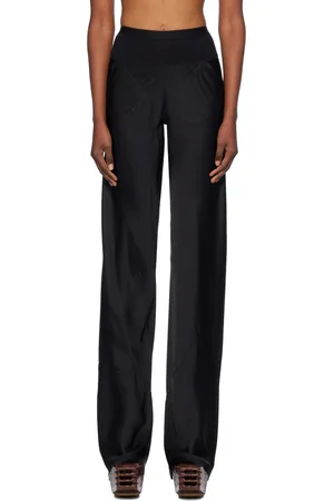Rick Owens Pantalon de détente noir à panneaux asymétriques - Porterville