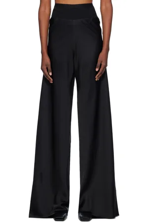 Rick Owens Pantalon de détente ample noir à panneaux asymétriques - Porterville